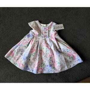 NWT Pippa & Julie baby girl floral print spring dress size 18 months